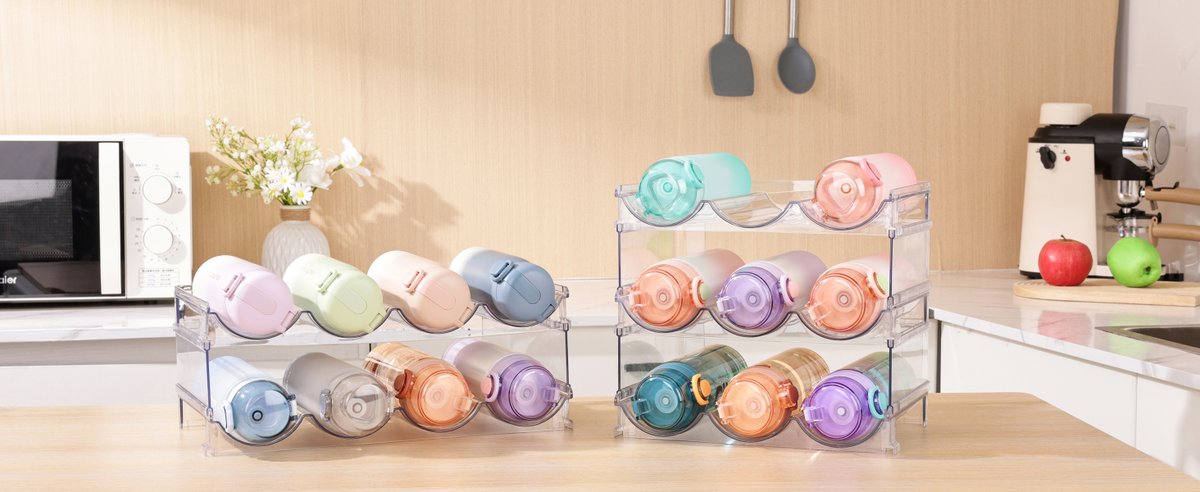 4 Bottles Water Bottle Organizer | Hhouseware
#waterbottleholder #bottlerack #wineholder #winerack
#Organizers  #storage #pantry #bathroom #bathroomorganization #kitchen #kitchenstorage  #refridgerator #Organization #organizationideas  #OEM #honglaitai  #hhouseware #honglaichuang