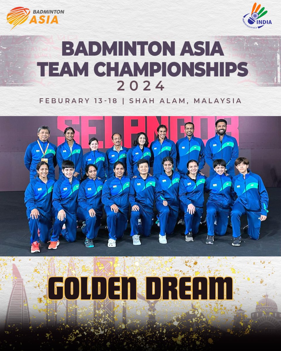 HISTORY SCRIPTED 🤩🏸🙌🇮🇳

First-ever final for #TeamIndia at Badminton Asian Team Championship🏸🙌

Indian women  team beat Japanese women 🇯🇵 by 3-2 in semifinal🏸🙌

#BATC2024 #Badminton
#IndiaontheRise #BWF
#BadmintalkPhoto #BAI