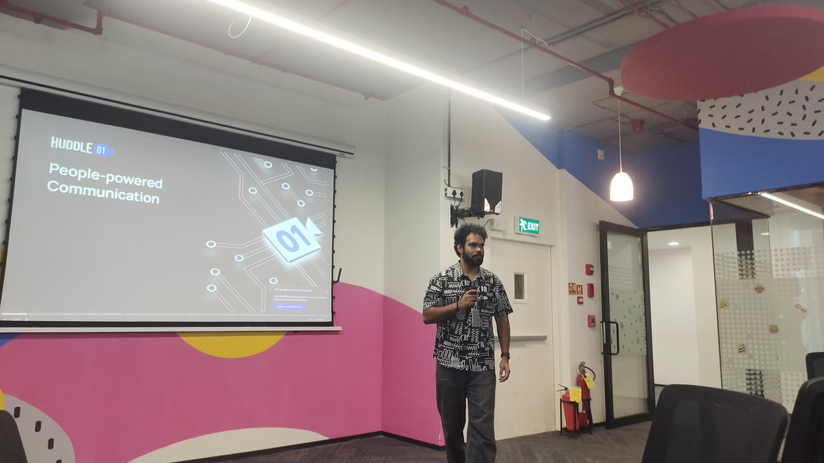 Azfermirza01's tweet photo. Attending the #huddle01 event and let me tell you, it's basically a party for web3 folks!
The speakers were dropping knowledge bombs left and right. 😂 I like it...

Definitely adding this to my list of must-attend events  
#huddle01inchennai
@Susmit_Lavania @huddle01com https://t.co/3AQbIED21h