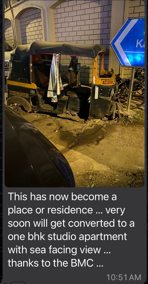 CommunityBandra's tweet photo. @CMOMaharashtra, @MumbaiPolice, and @mybmc, this rickshaw has been abandoned on Kane slope, Bandra West for months now! We've flagged it multiple times, but still no action. When will you step up and support citizens? #CleanupMumbai #SwachhBharat @mybmcWardHW @SwachhBharatGov https://t.co/VRMpfRcbi0