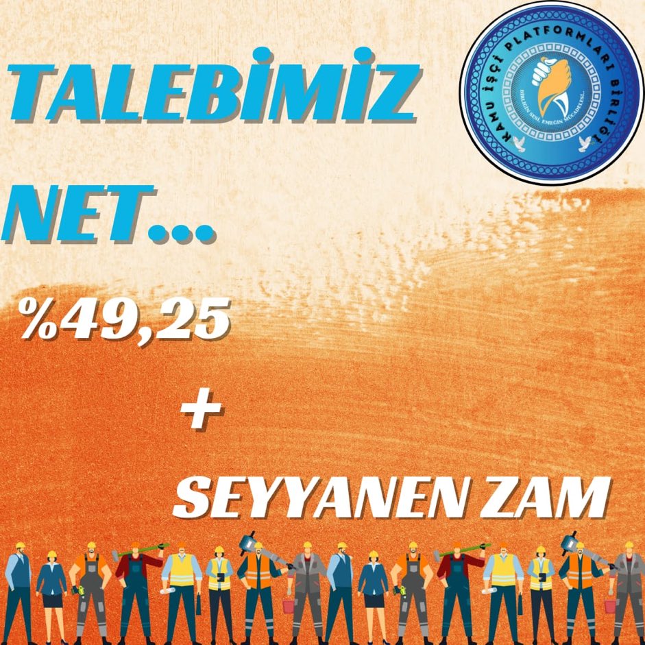 #isciyiOYalamayin
#Kamuiscileri #kamuiscilerizamistiyor 
#SeyyanenZamistiyor #VergideAdalet 
#kpç #demiryolcu