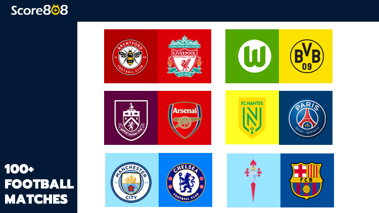 score808's tweet photo. On this crazy Saturday, the exciting football matches just don't stop! ⚽🔥 
🆚Premier League, La Liga, Serie A, Bundesliga, Ligue 1, etc.
Set your alarms⏰, get your beers🍺 ready, and watch livestream
📺808ball 👉https://t.co/cSFTXWNz7A
#score808 #livestream https://t.co/QDNeBYFMKq