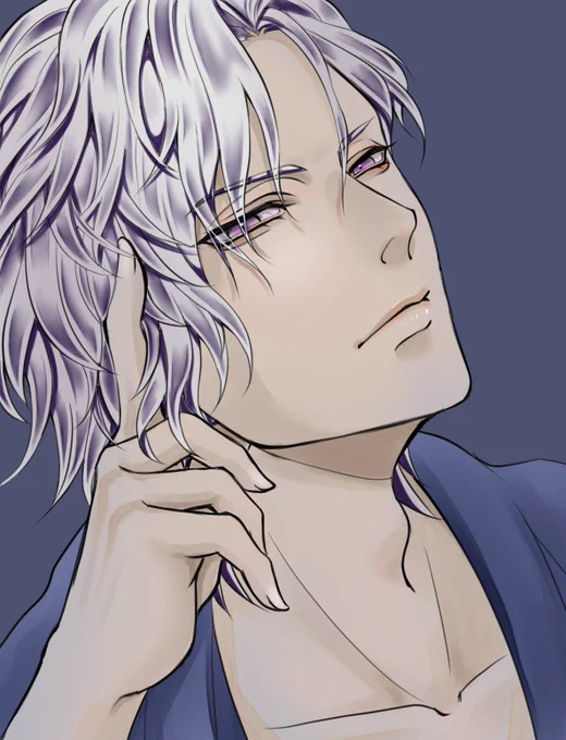 #RTした人のメディア欄覗いて素敵絵を私の絵柄で描いてもいいですか梅みかんさん反応ありがとうございました!!ヴァンのガリレオを描かせていただきました梅みかんさんみたいに仕上げれなかったのですが、何点か加工してホストみたいになったので見てやってください 