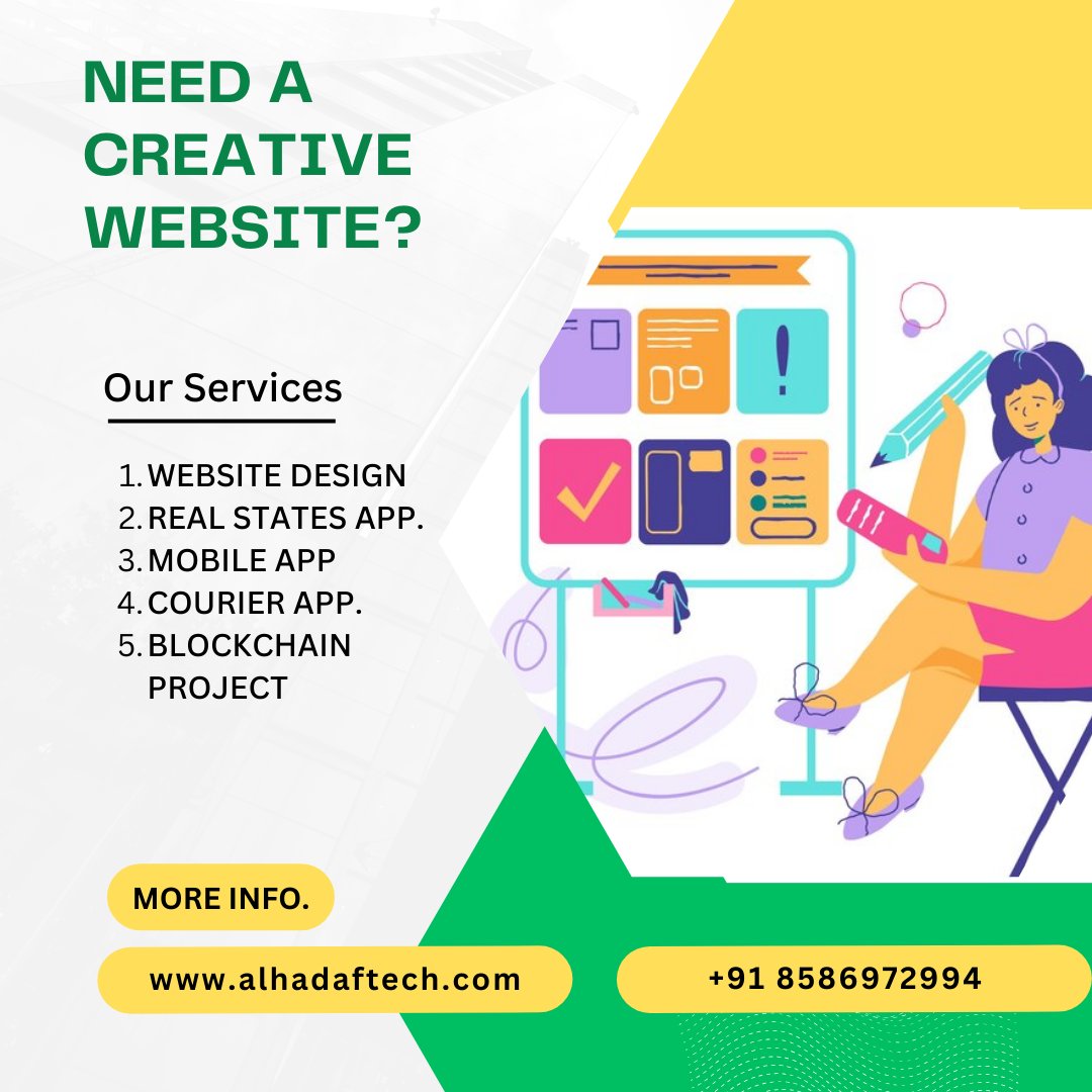 PerfectTech3's tweet image. "Boost your online visibility with Al- Hadaf Technologies' stellar website construction services! Our elegant designs and flawless user interfaces cater to entrepreneurs and small enterprises alike.
#redesign #webdesign #mlm2024