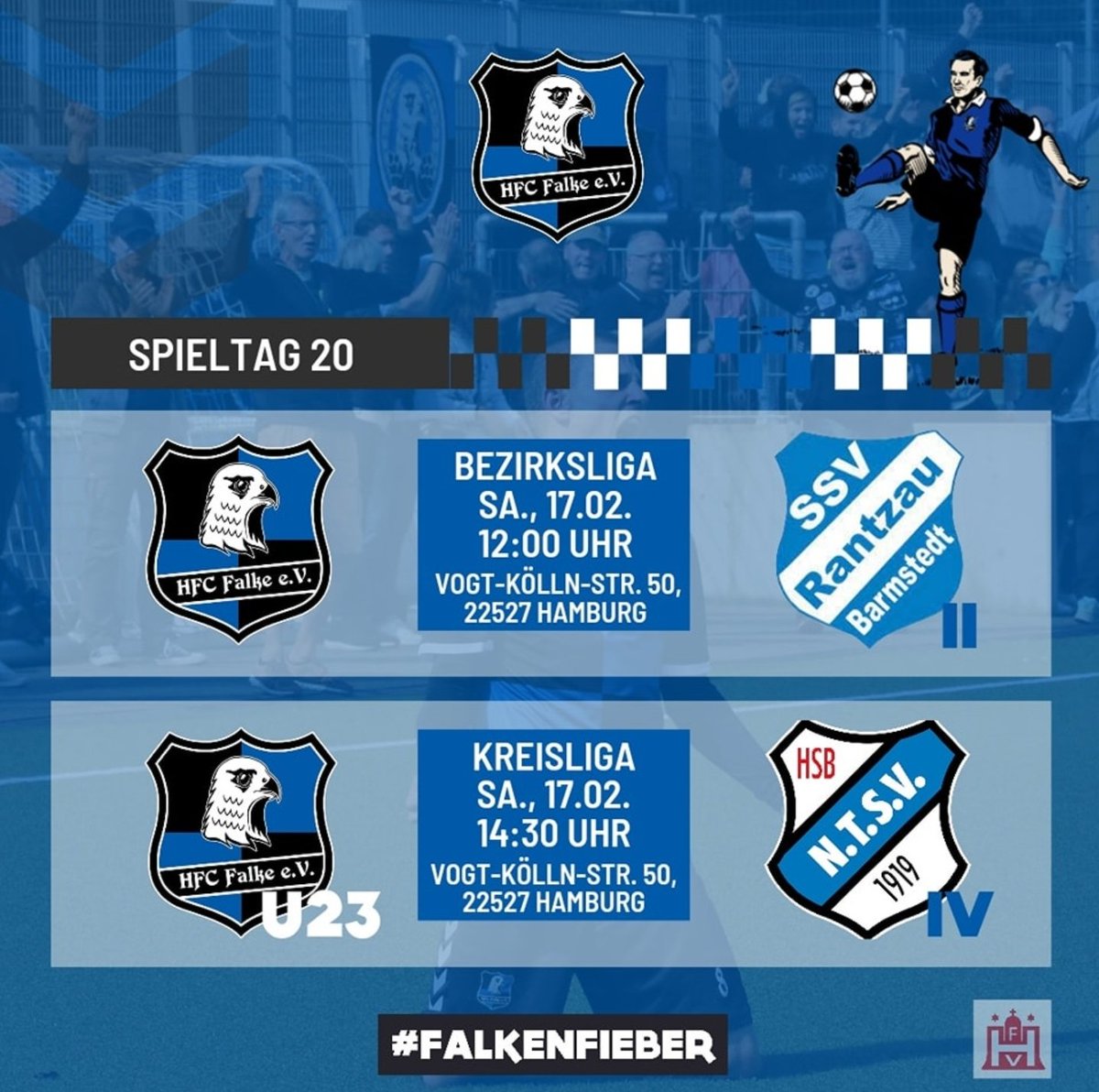 Es geht wieder weiter an der VKS! Los geht's. #falkenfieber #hfcfalke