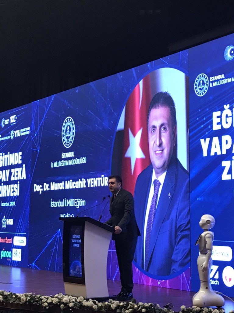 Yenilikçi Eğitim (@yenilikciegitim) on Twitter photo 🔹İl Millî Eğitim Müdürümüz Doç. Dr. Murat Mücahit Yentür, "Eğitimde Yapay Zeka Zirvesi" açılış konuşmalarını gerçekleştiriyor.
🎥Canlı yayın takibi için youtube.com/live/KbffviSCX…
<a href="/tcmeb/">Millî Eğitim Bakanlığı</a> <a href="/Yusuf__Tekin/">Yusuf Tekin</a>
<a href="/MucahitYentur/">Murat Mücahit Yentür</a> <a href="/YildizEdu/">Yıldız Teknik Üniversitesi</a> 🔹İl Millî Eğitim Müdürümüz Doç. Dr. Murat Mücahit Yentür, "Eğitimde Yapay Zeka Zirvesi" açılış konuşmalarını gerçekleştiriyor.
🎥Canlı yayın takibi için youtube.com/live/KbffviSCX…
<a href="/tcmeb/">Millî Eğitim Bakanlığı</a> <a href="/Yusuf__Tekin/">Yusuf Tekin</a>
<a href="/MucahitYentur/">Murat Mücahit Yentür</a> <a href="/YildizEdu/">Yıldız Teknik Üniversitesi</a>