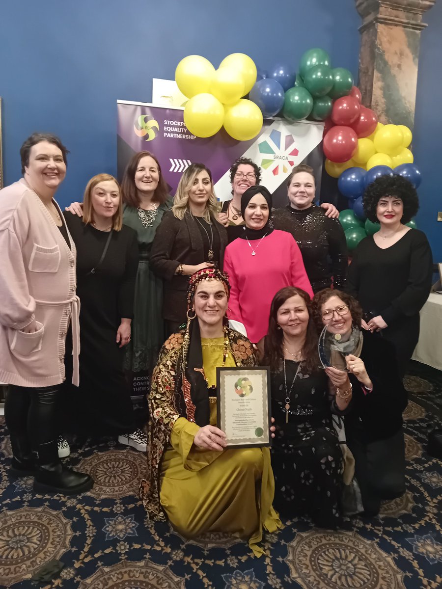 Great to see so many people linked to the @FlourishCIC network celebrating & supporting @Stockport_REP Awards last night! Especially Chinar & Co @culturebridgeuk Winning Grass Roots Impact Award -brilliant night & positive, hopeful futures for Race Equality in #Stockport