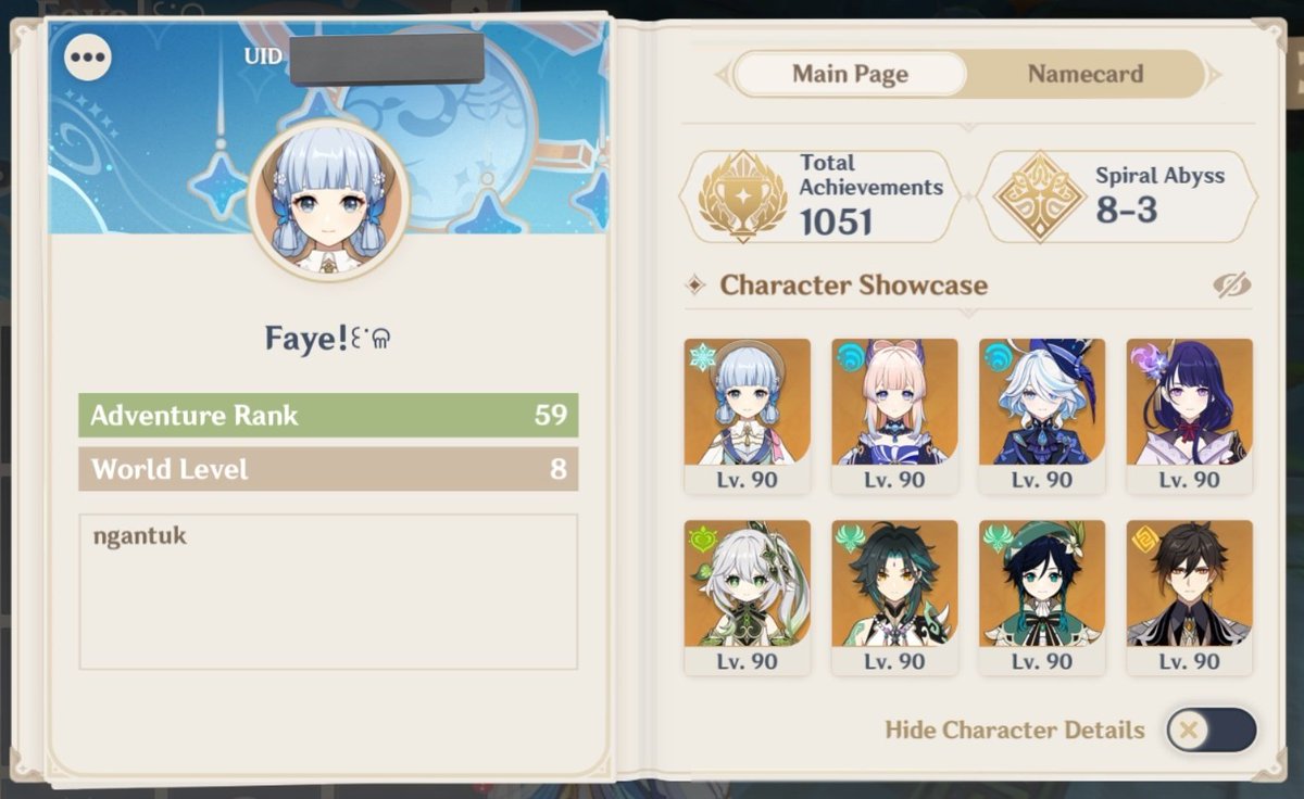 suka bgt sama namecard layla ini