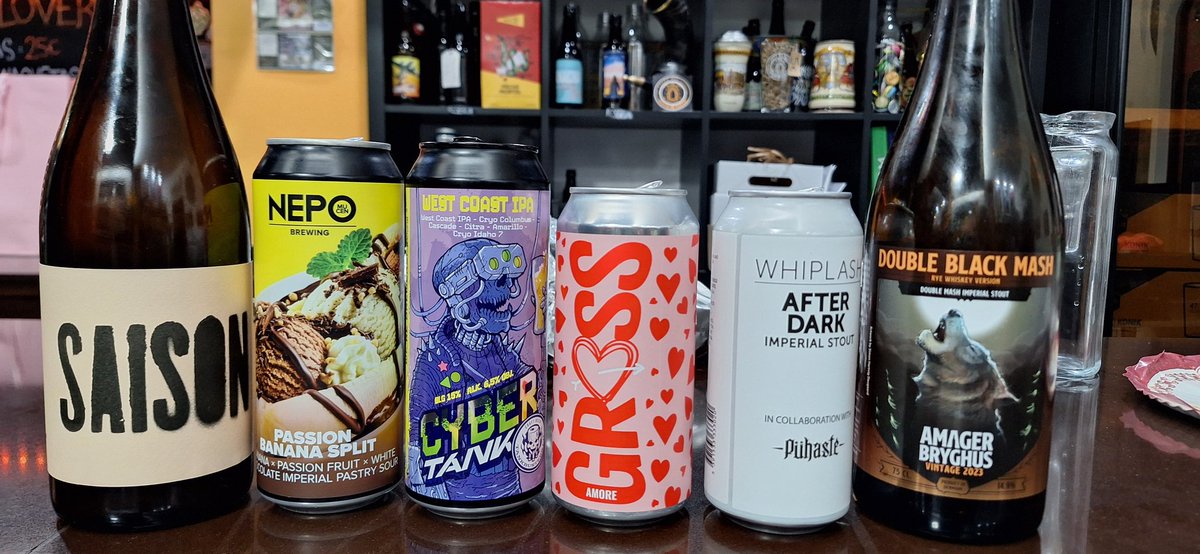 La cata de cervezas de ayer 
<a href="/LaCuevadeLupulo/">La Cueva del Lupulo</a>