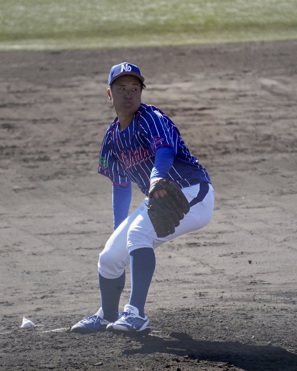 nakaromon's tweet photo. 240217 オープン戦
マツゲン有田球場 #ニチダイ
中上仁 選手（浦和学院高－大阪工業大）
期待の新人がいきなり対外試合に出場😳ピンチでの登板ということもあり、いきなり適時打を許しましたが、次の回はしっかりと切り替えて三者凡退に抑えました👏 https://t.co/zKHYs0Z3zU