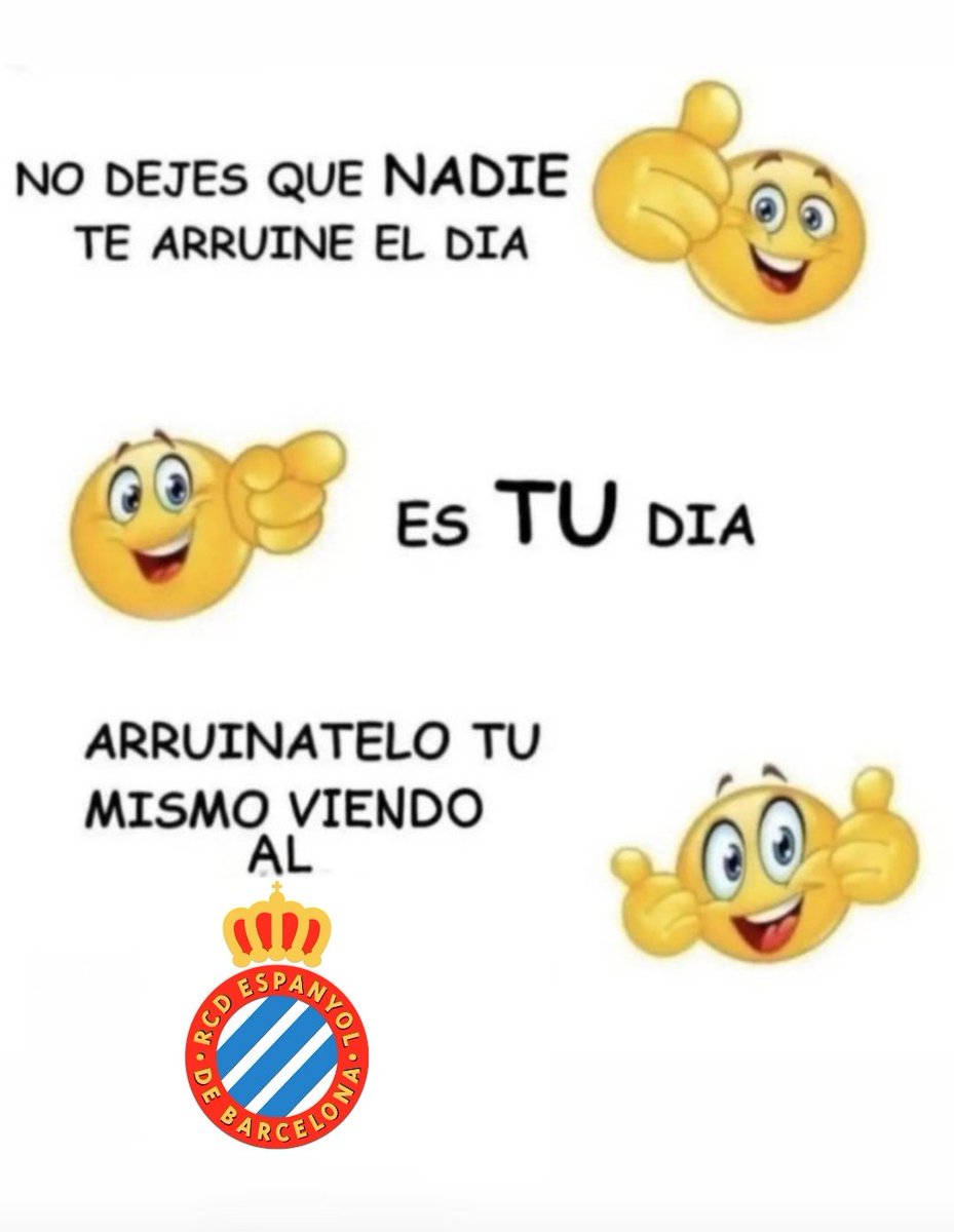 Ya sabéis, día de RCDE