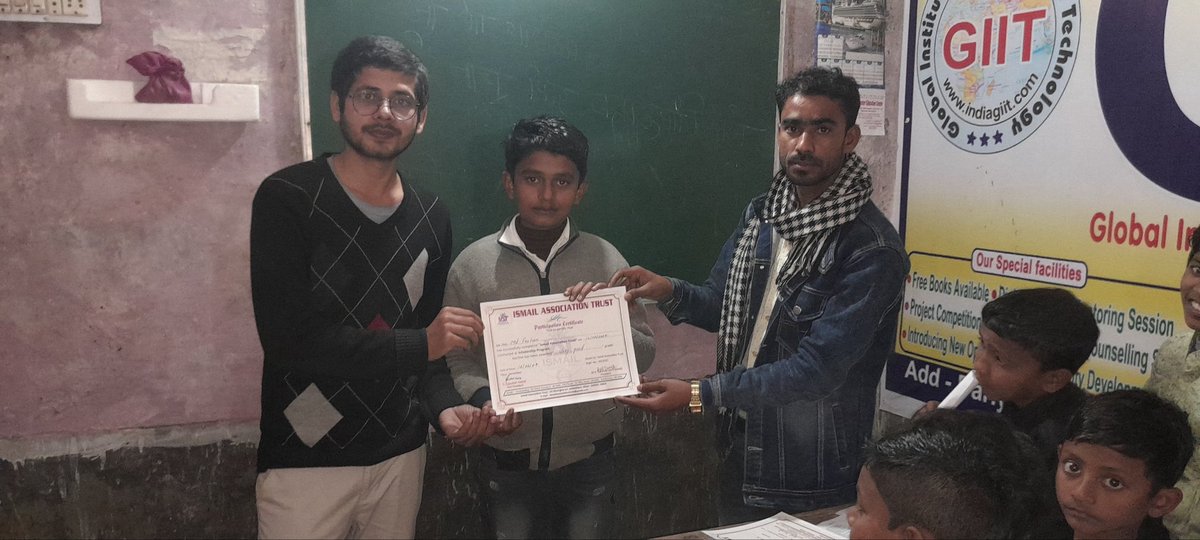 3 students qualified to get IAT pre-matric scholarship to get free education couple of months. 

Say to Congratulations and best wishes for future .🙌

#ismailassociationtrust #education #IATscholarship