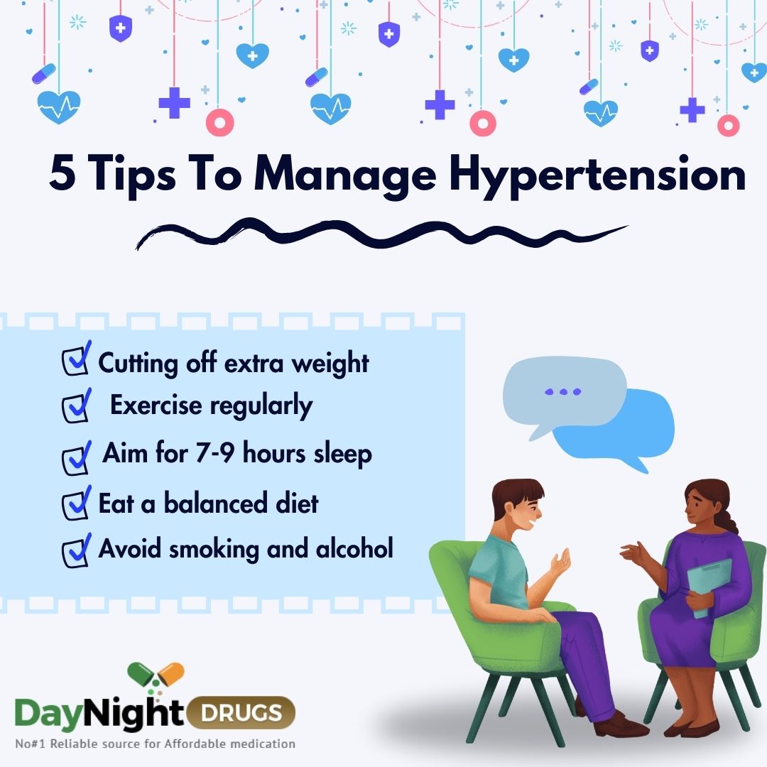 To avoid hypertension, it is crucial for each of us to put our health and hearts first.

#DND #DayNightDrugs #OnlinePharmacy #OnlineDrugs #HypertensionSymptoms #Hypertension #CuasesOfHypertension #USA #HealthIsWealth