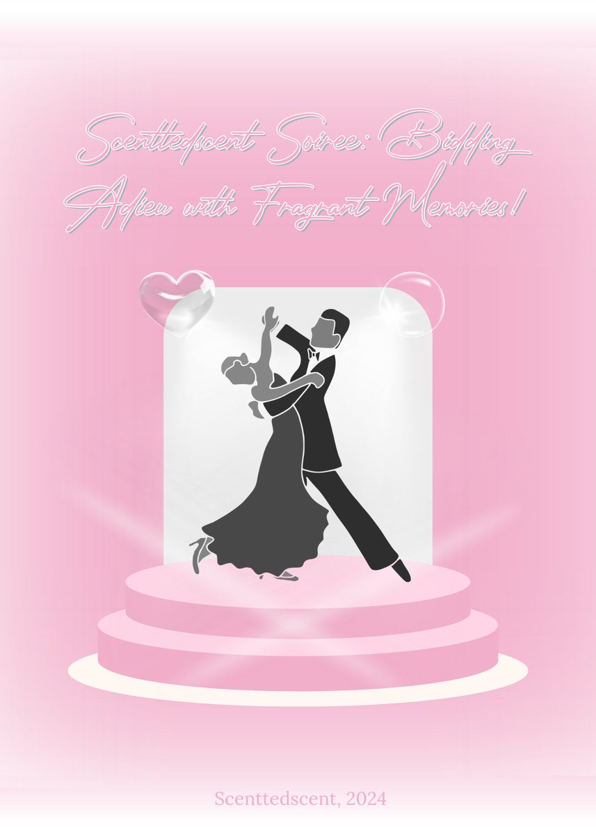 ️ ️ ️ ️ ️
𝑵𝒐𝒕𝒉𝒊𝒏𝒈 lasts, not even our little paradise. Let's make the most of our time together at a 𝒍𝒊𝒕𝒕𝒍𝒆 𝒑𝒂𝒓𝒕𝒚 soon. Dress your best—it's our last chance for this 𝐵eautiful 𝑀oment.
 ️ ️ ️ ️