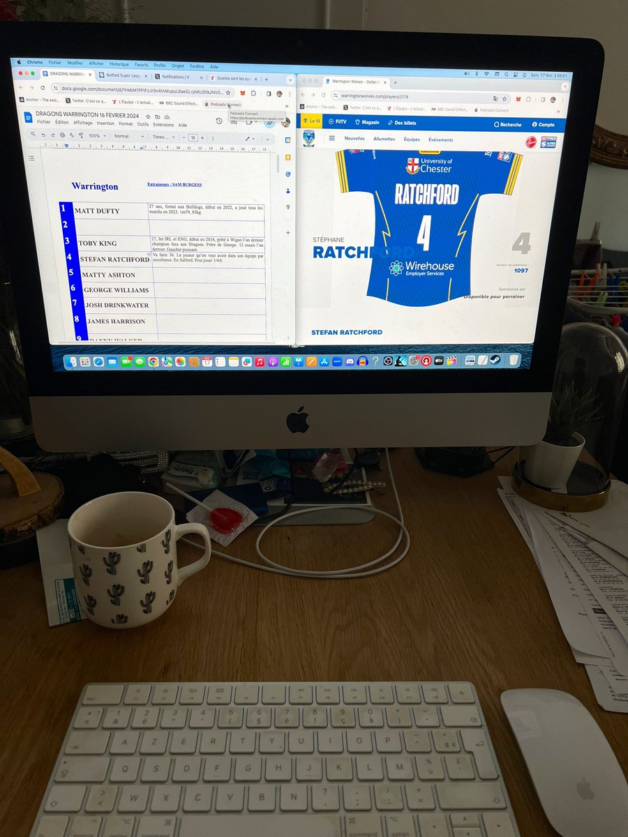 EstebanRana's tweet image. Bon réveil à tous 🏉
Déjà sur le pont pour finir de préparer ce match
@DragonsOfficiel🆚@WarringtonRLFC
🕡@lequipe Live 1 #lequipeLive