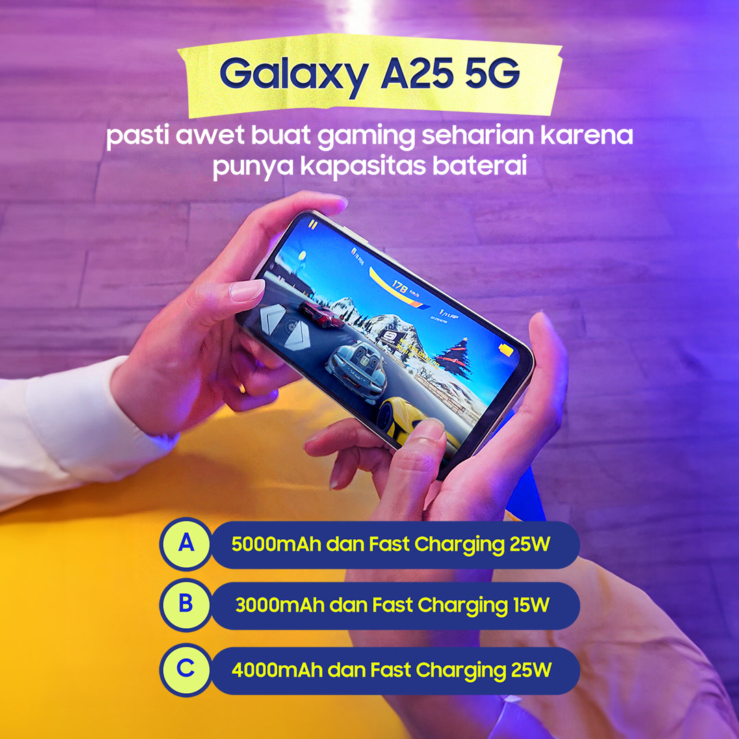 Buktiin kamu beneran #GengPastiPasti 🎁 dan menangkan saldo uang digital senilai total 500rb untuk 5 orang pemenang!

Reply sebanyak-banyaknya dengan hashtag #GengPastiPasti #GalaxyA25 5G #PastiUpgradeGaming

Yuk ikutan, kami tunggu jawaban kamu!👇🏻