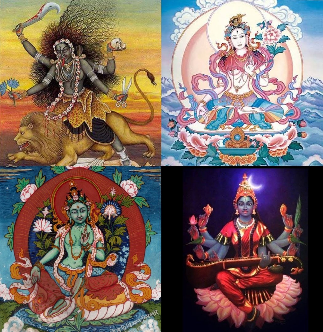 drumbeatsofeden's tweet image. 🕉 #MaghaGuptaNavratri Special:

Who are the #DashaMahavidya Goddesses?

The Mahavidyas or Great Wisdom Goddesses are different emanations of Ma #Kali who, unlike the traditional Devis, reflect various attributes of the Goddess in a way that is independent of their spouses...1/3