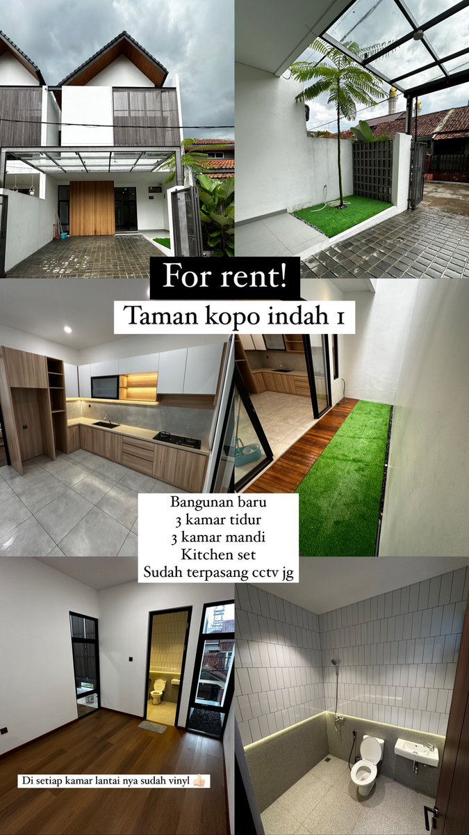 Randomwivey's tweet photo. For rent! Yang lagi cari rumah kontrakan sekitar bandung bisa kontak aku yaa. Daerah tki 1 ada akses tol, banyak yang jual makanan dan aman dari banjir 🫰🏻 #disewakan #dikontrakan #kontrakan #sewarumahbandung #sewarumah #rent https://t.co/qrwKnDXium