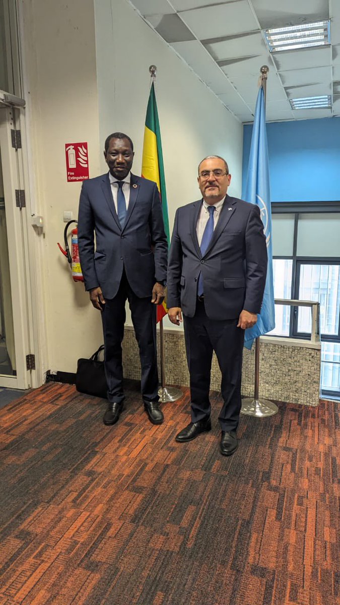 Timely meeting with the UN Resident Coordinator in Ethiopia @RamizAlakbarov to discuss the contribution of @UNHABITAT in achieving the SDGs and Agenda 2063 in Ethiopia: urban planning, special economy zones, durables solutions, urban regeneration