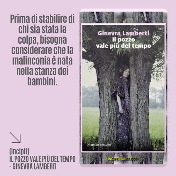 _incipitmania_'s tweet photo. Il pozzo vale più del tempo – Ginevra Lamberti @gine_vra 
@MarsilioEditori 
#incipit #novitàeditoriali

Continua su #incipitmania 👇

https://t.co/jcXGaRbXOQ https://t.co/K38T91F3dJ