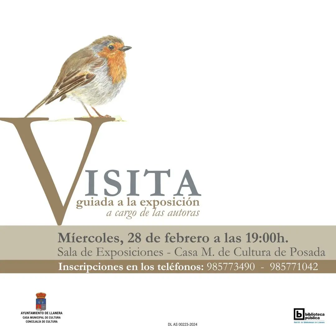 IsaGonzalezDiaz's tweet photo. La exposición "Aves de tu entorno" llega a Llanera!  Estará en la CM de Cultura desde el lunes 19.
Y el próximo día 28 @RosinaGD y yo realizaremos una visita guiada. ¿Te animas? 
.
@CMCLlanera @SEO_Asturias @biodevas @javramiro https://t.co/LZWx8i1j2m