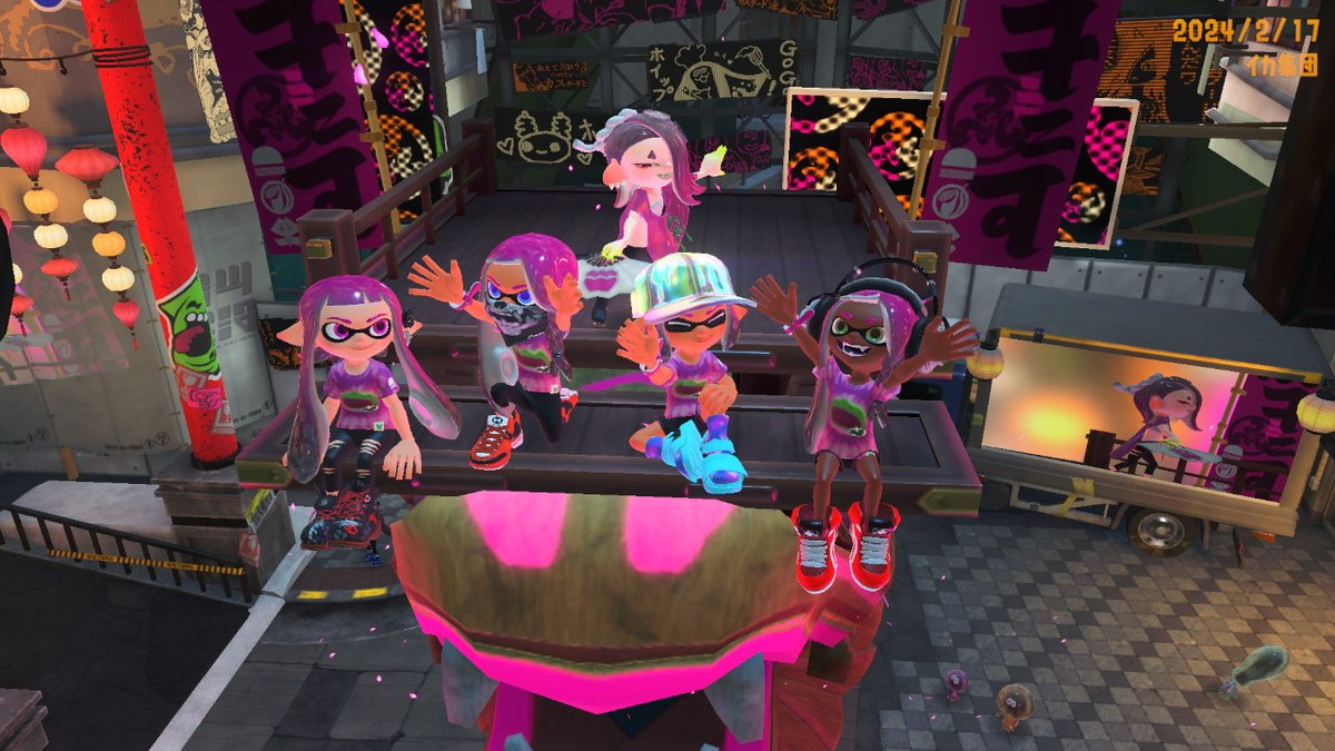 スプラトゥーン「100倍マッチ勝った! #スプラトゥーン3 #Splatoon3 #Ninten」|アップル🍎🍏のイラスト
