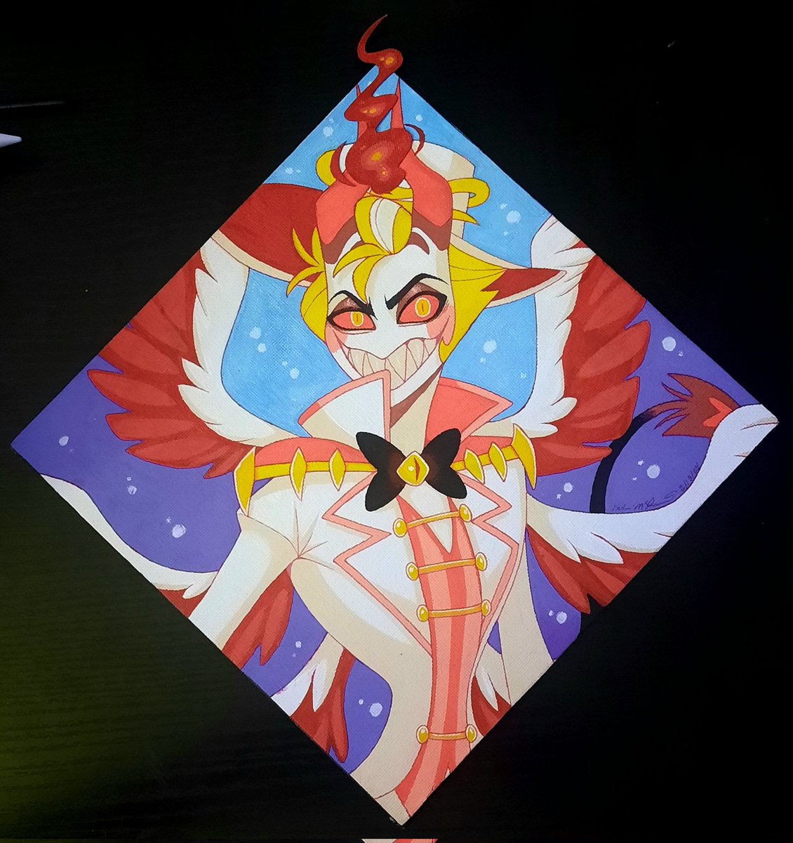Pocki072's tweet photo. Been on a #hazbinhotel craze lol
#HazbinHotelLucifer #HazbinHotelAngelDust #hazbinhotelrazzledazzle #fanart #poscaart https://t.co/yLne3WtAVF