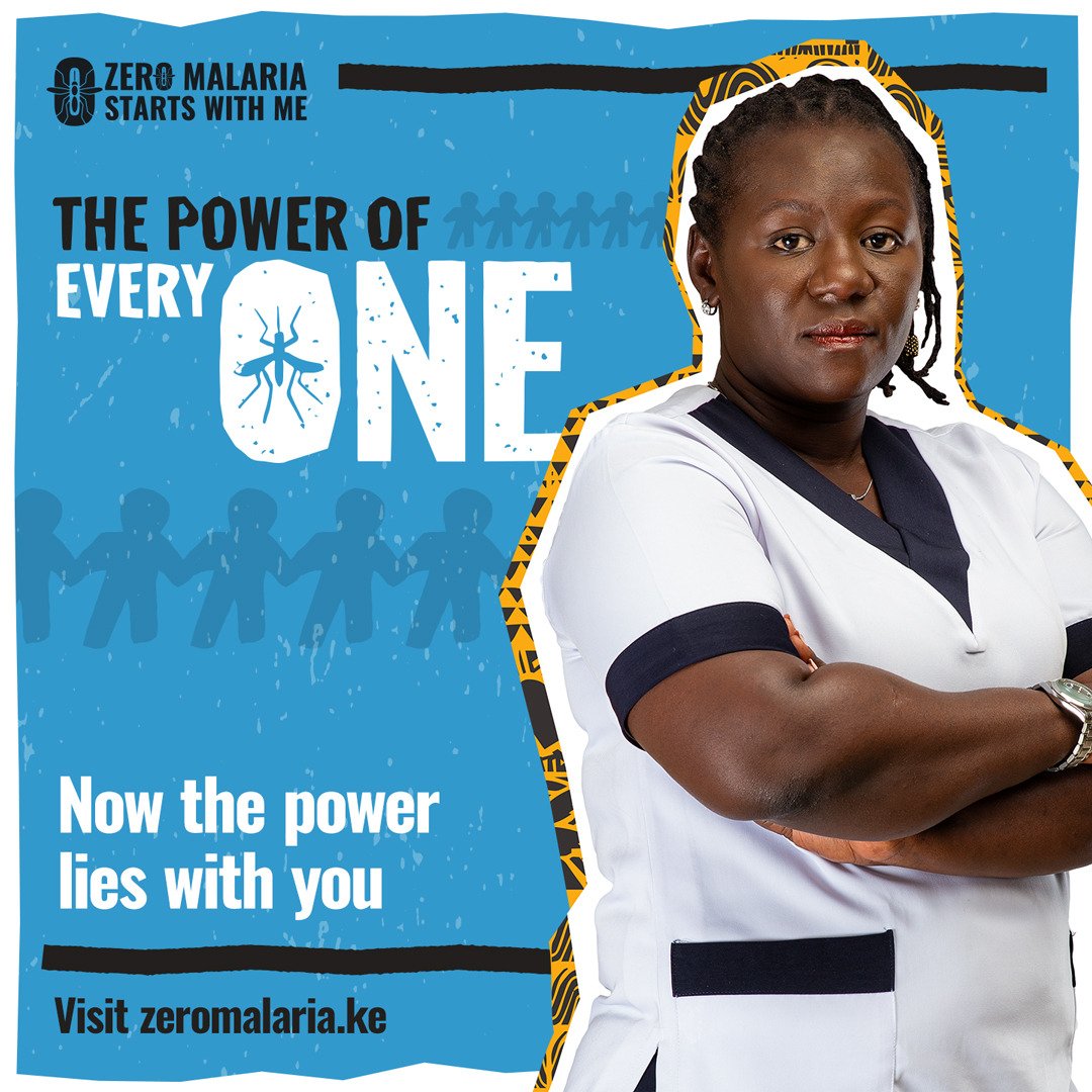 #PowerOfEveryOne means each individual has the  capacity to actualize  malaria infection prevention and control measures #ZeroMalariaKE