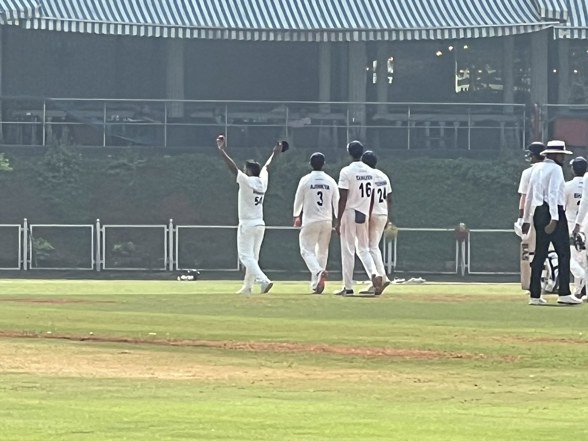 Shardul Thakur picks a four-for in the second innings to finish with a match haul of 10 wickets. Mumbai beat Assam by an innings and 80 runs in their last league match. #RanjiTrophy