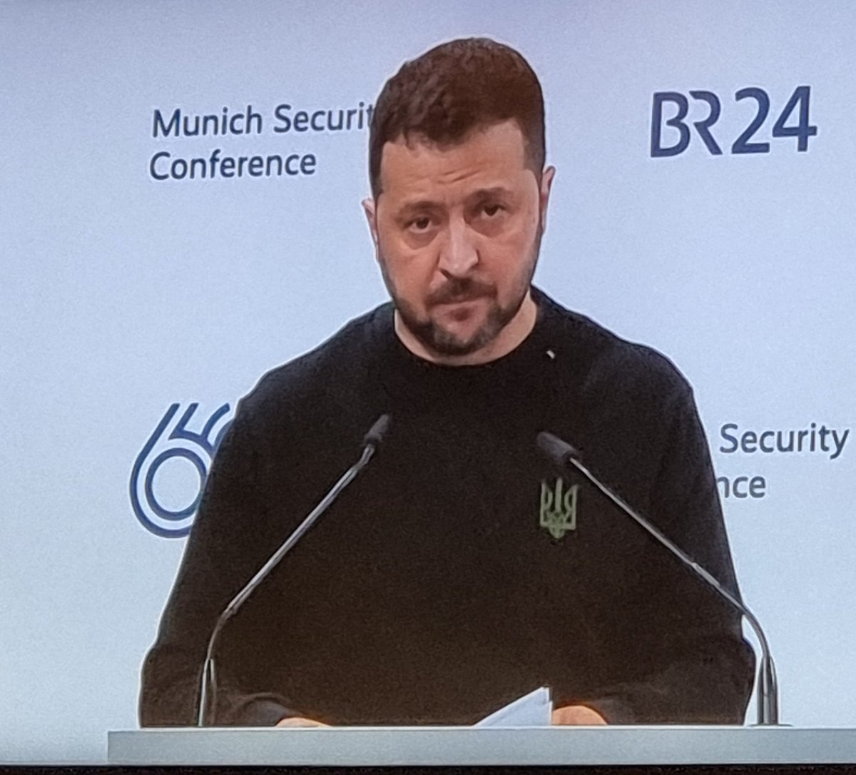 Do not ask Ukraine when the war will end, ask yourselves why Putin is still able to continue it? Volodymyr Zelensky, President of Ukraine in Munich @MunSecConf #MunichMoments #MSC2024