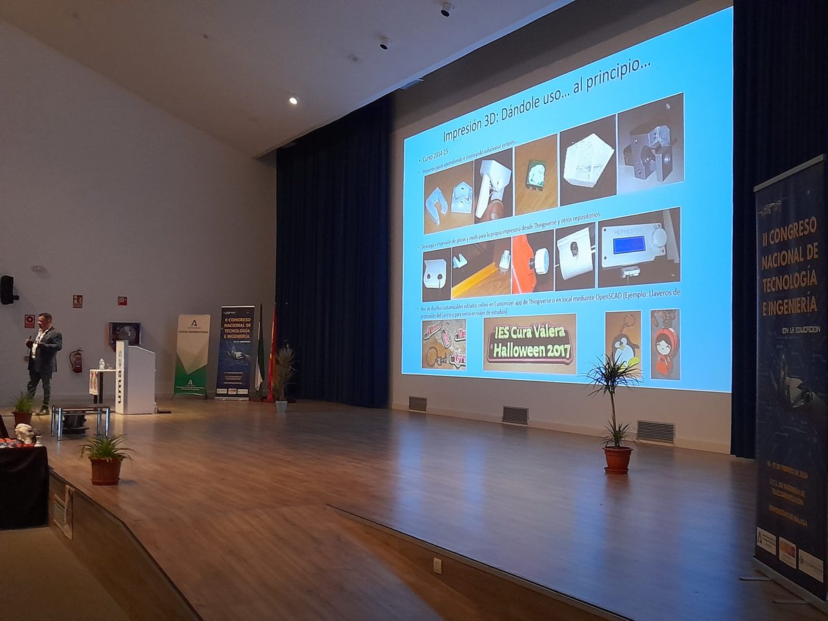 En la tarde de ayer en #congresotecnologíaeingeniería #Educación se compartieron grandes experiencias de éxito de diferentes centros. <a href="/iesantoniogala/">IES Antonio Gala</a> de Córdoba, IES Trayamar de Algarrobo Costa y IES Reyes Católivos de Vélez Málaga entre otros, gracias por vuestras prácticas.