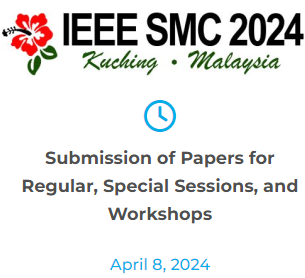 Did you know that the submission of papers for regular, special sessions and workshops closes on April 8, 2024? Get the latest update on the important dates of #ieeesmc2024 at ieeesmc2024.org/#/important-da…