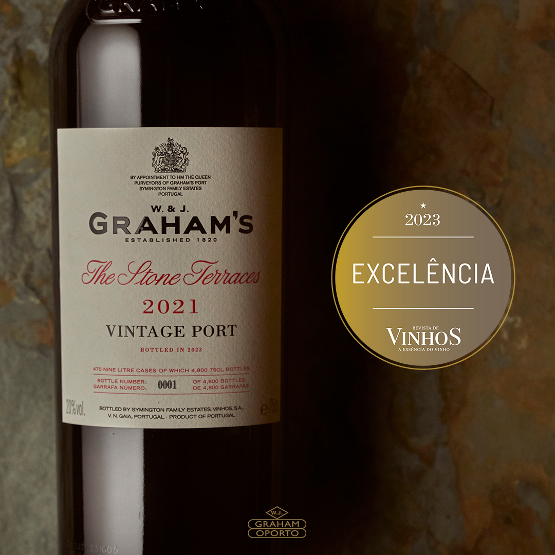 We are delighted that The Stone Terraces 2021 Vintage Port has been named in @RevistaDeVinhos' Top 30 Wines of 2023. Produced only in exceptional years, The Stone Terraces is a micro-terroir Vintage Port born from two low-yielding vineyards laid across less than three hectares.