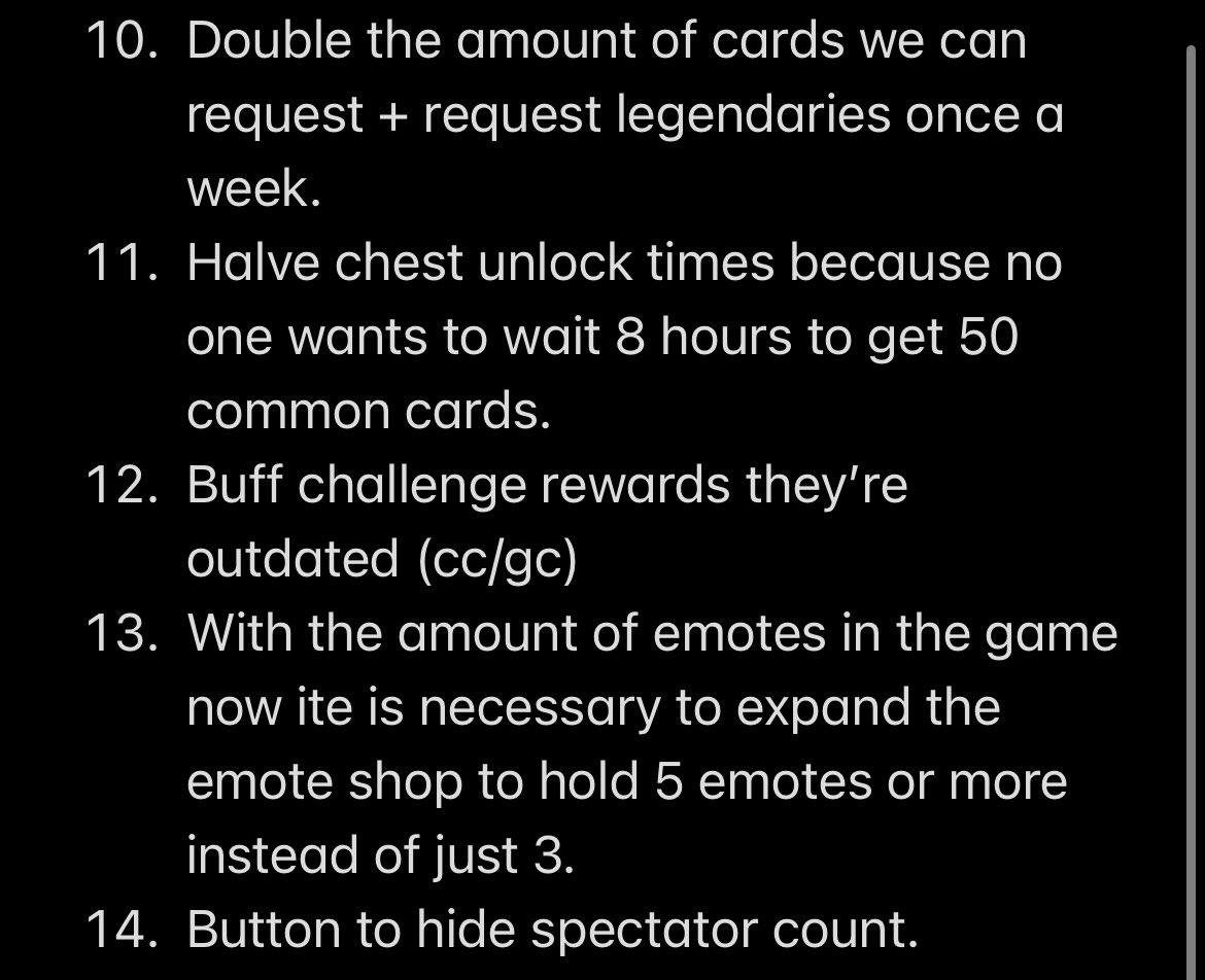 Here are changes that I think would save Clash Royale. Should they hire me? Please give your thoughts in the replies below!