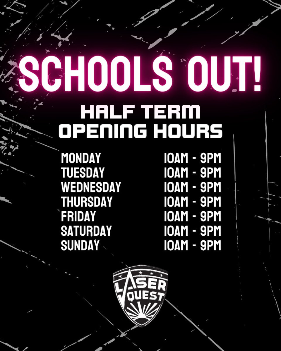 Break free from school routines! Kids feeling the boredom blues?

Head over to Laser Quest pronto for a zaptastic School Holiday blast!

Secure your spot now!

✨ Link in bio. ✨ 

#schoolsout #schoolholiday #laserquest #lasertag #familyfun