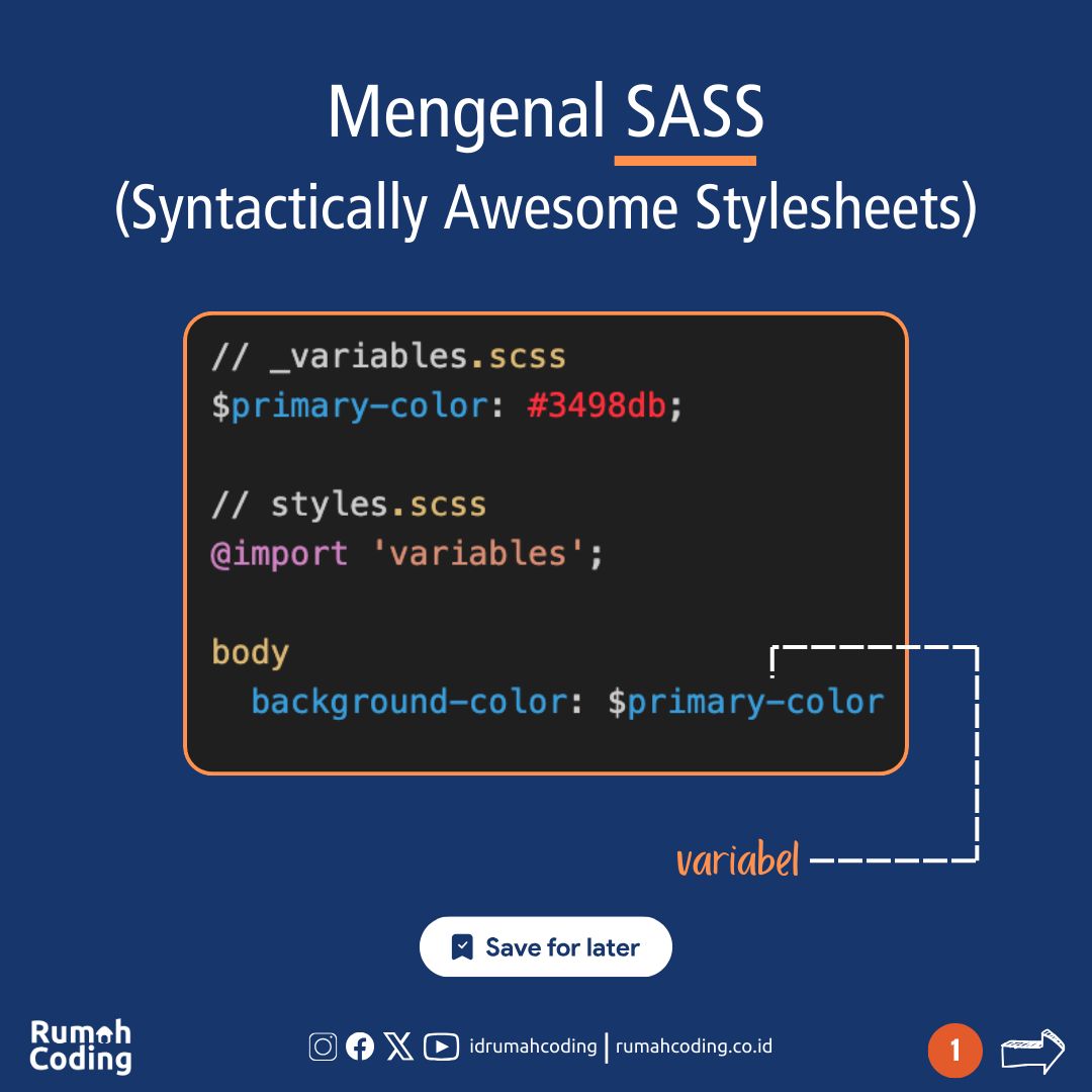 idrumahcoding's tweet image. Waktu pertama belajar CSS, ada pertanyaan yang mengganjal, yaitu Knp CSS tidak bisa pakai variabel atau inheritance layaknya coding di Javascript atau lainnya. Jadi harus banyak menulis ulang code style di banyak tempat. Ternyata sy tidak sendiri, banyak programmer lain mengalami