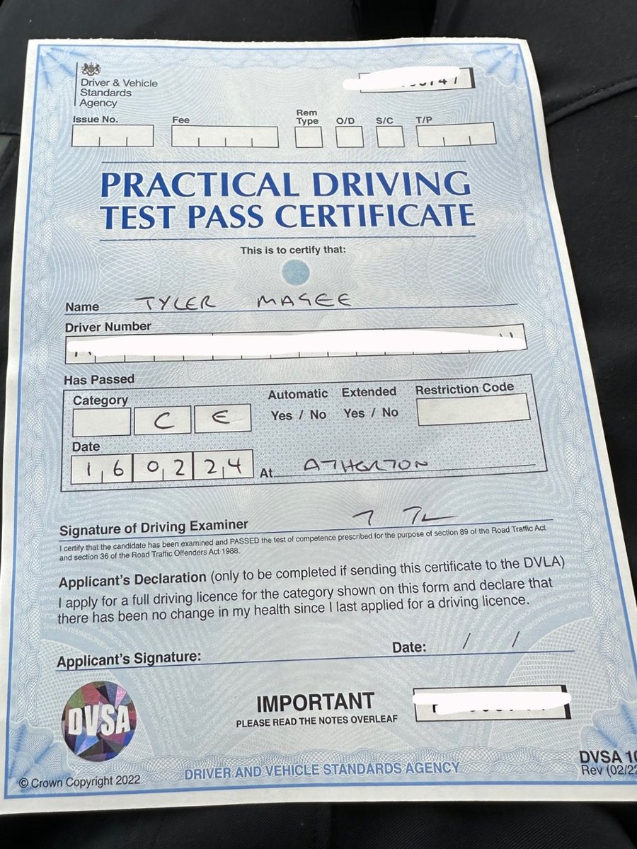 Class 1 HGV passed yesterday😃