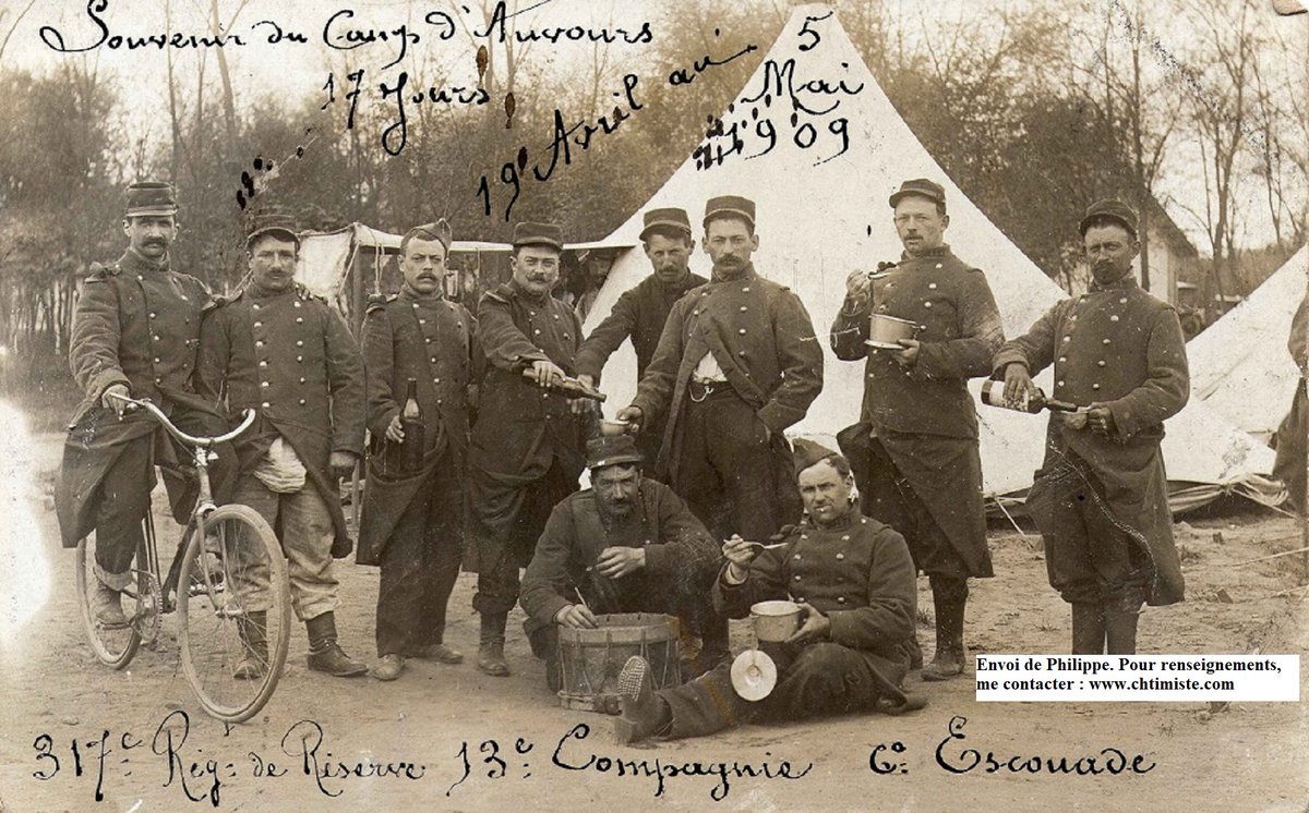 Le_Chtimiste's tweet photo. 6ème escouade, 13ème compagnie du 317ème régiment d'infanterie - 1909 - Merci à Philippe #Chtimiste #317eRI https://t.co/wDkdcBk6lg