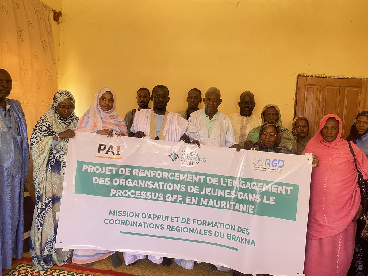 La mission à Aleg a pris fin ce matin avec une session de formation sur la santè de la reproduction et les réseaux sociaux.

#Coalition OSC GFF 
#AGD
@PAI 
#Ministere de la santé
#BanqueMondiale