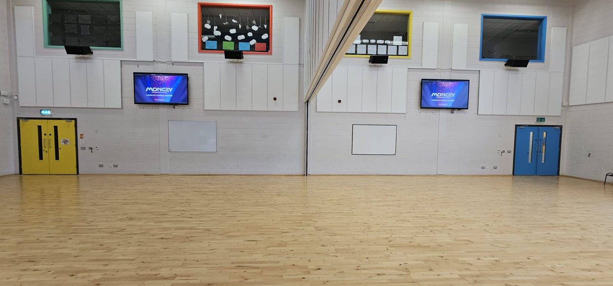 MongeyAV's tweet image. Photos from a recent Assembly Hall PA &amp;amp; Display Installation by the Mongey Communications team

To upgrade your meetings and events contact us via the link in Bio!

#mongeycommunications  #AVinstallation
#audiovisual