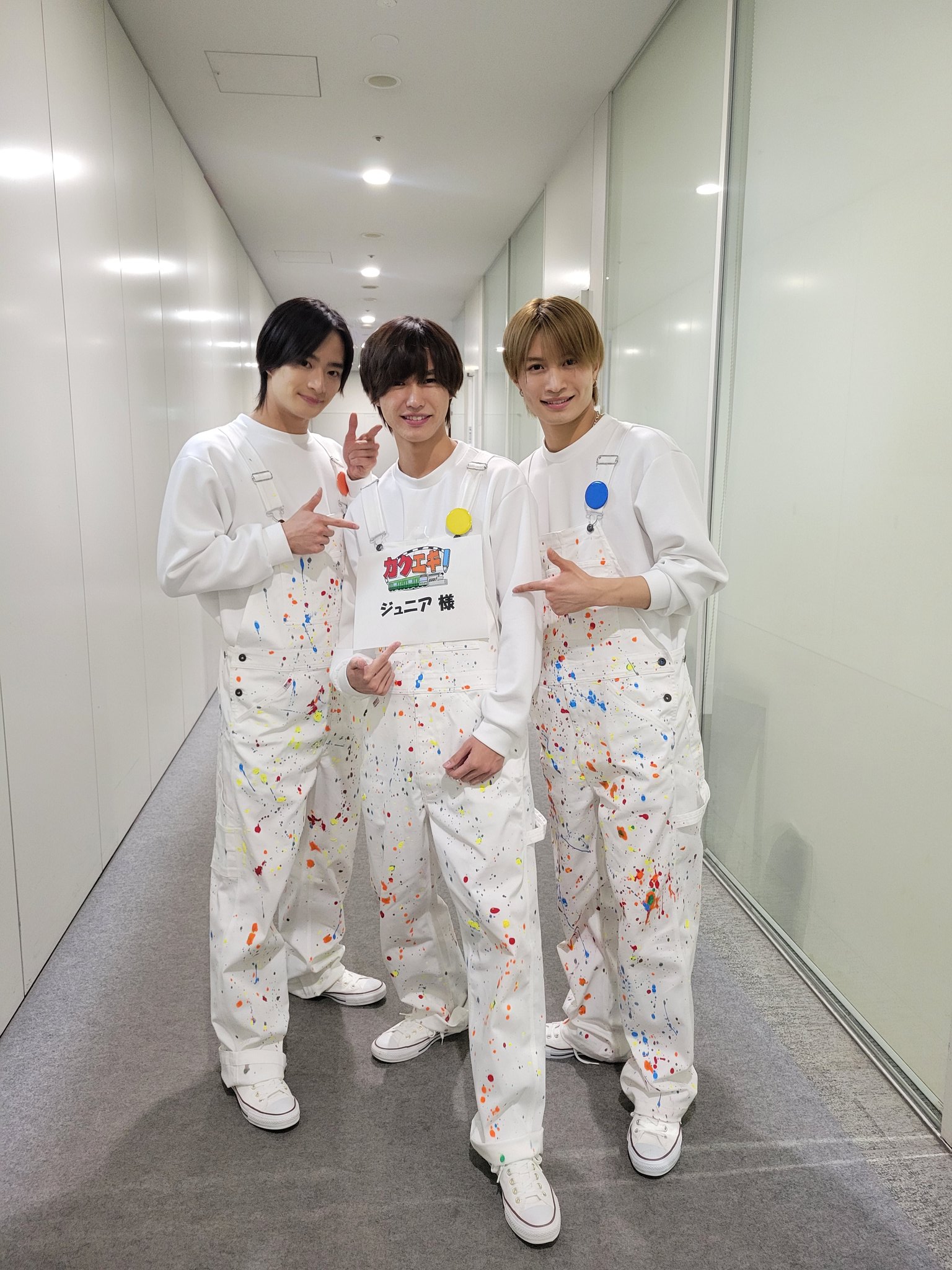 美少年 HiHi Jets 高橋 浮所 那須 公式写真 ゆうぴーとの 掛け合い めちゃすき〜 はぁ、 センター分けも 良