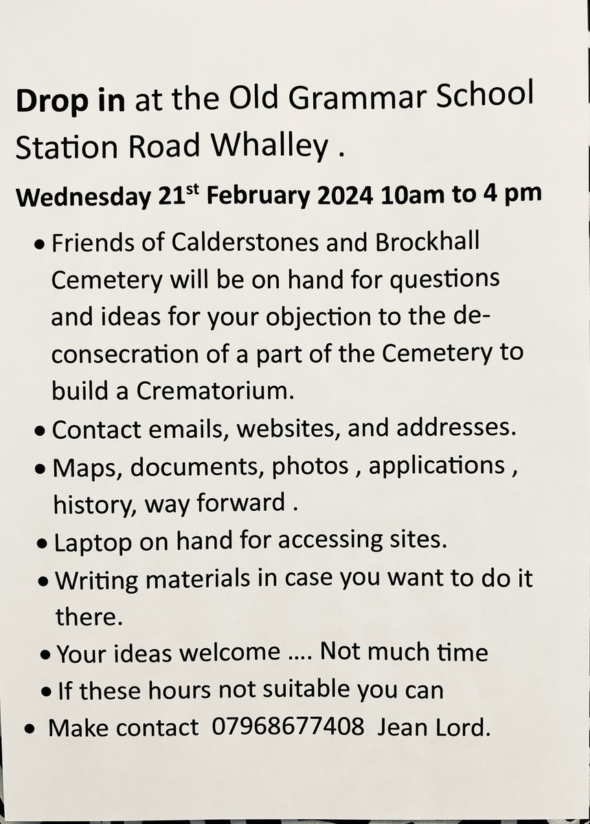 Drop in on Wednesday 10 to 4pm for the full story #Whalley
@WhalleyChamber 
@LoveWhalley 
@love_ribble 
@FCBHCLancs 
@BlackburnLife 
@RibbleValleyBC 
@FishwickDavid 
@TheCalderstones 
@KevinHorkin 
@domgc