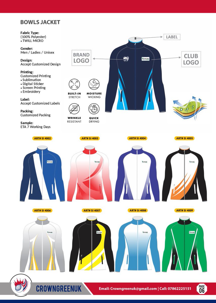 ClubFutsalUK's tweet photo. Any design Any colour logo design 20 clubs now using us join the bowls revolution https://t.co/R511vd40k4