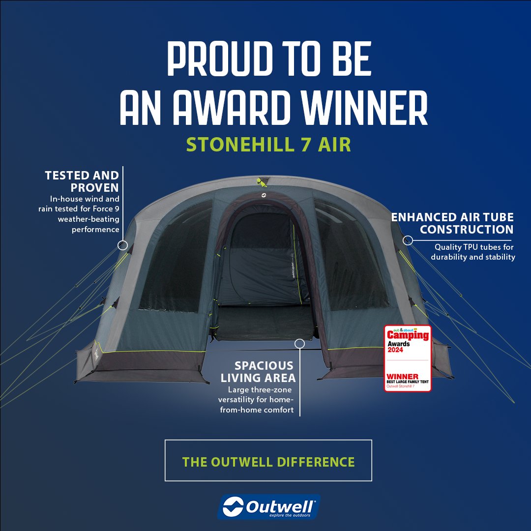 AD | Experience the essence of Scandinavian comfort with the award-winning Stonehill 7 from Outwell. Merging chic, practical design and the warm embrace of 'hygge', this tent offers the ultimate home-from-home outdoor experience. Discover more: bit.ly/4958DAw
