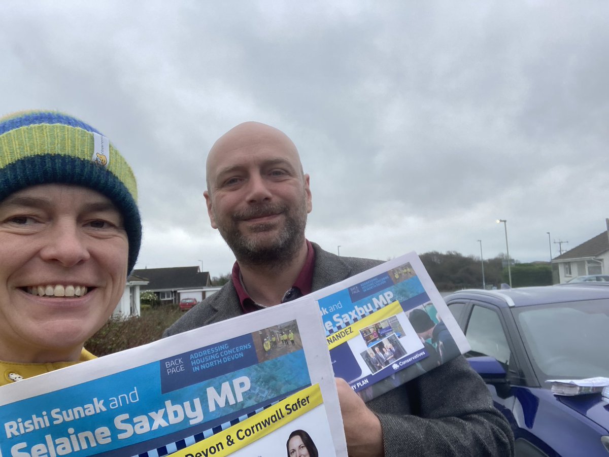 Good to be out in #Braunton this morning #ToryDoorstep