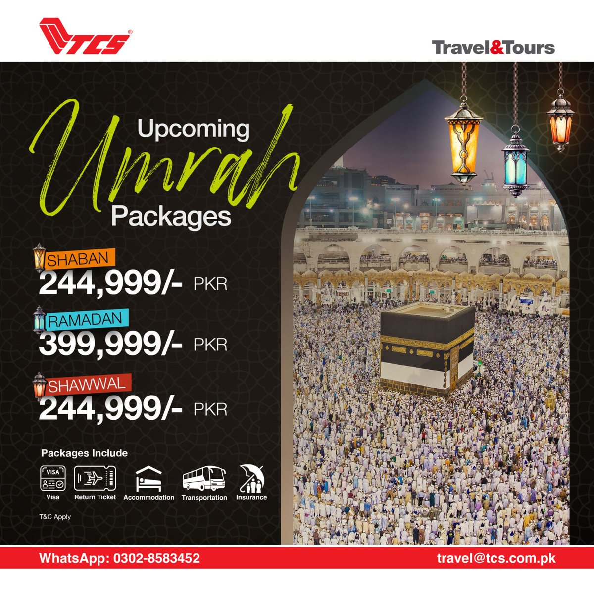 Embark on a spiritual journey with our exclusive Umrah Packages! Book your blessed trip now with inclusive services for a seamless pilgrimage. #Umrah2024 #BlessedTravel #SpiritualJourney