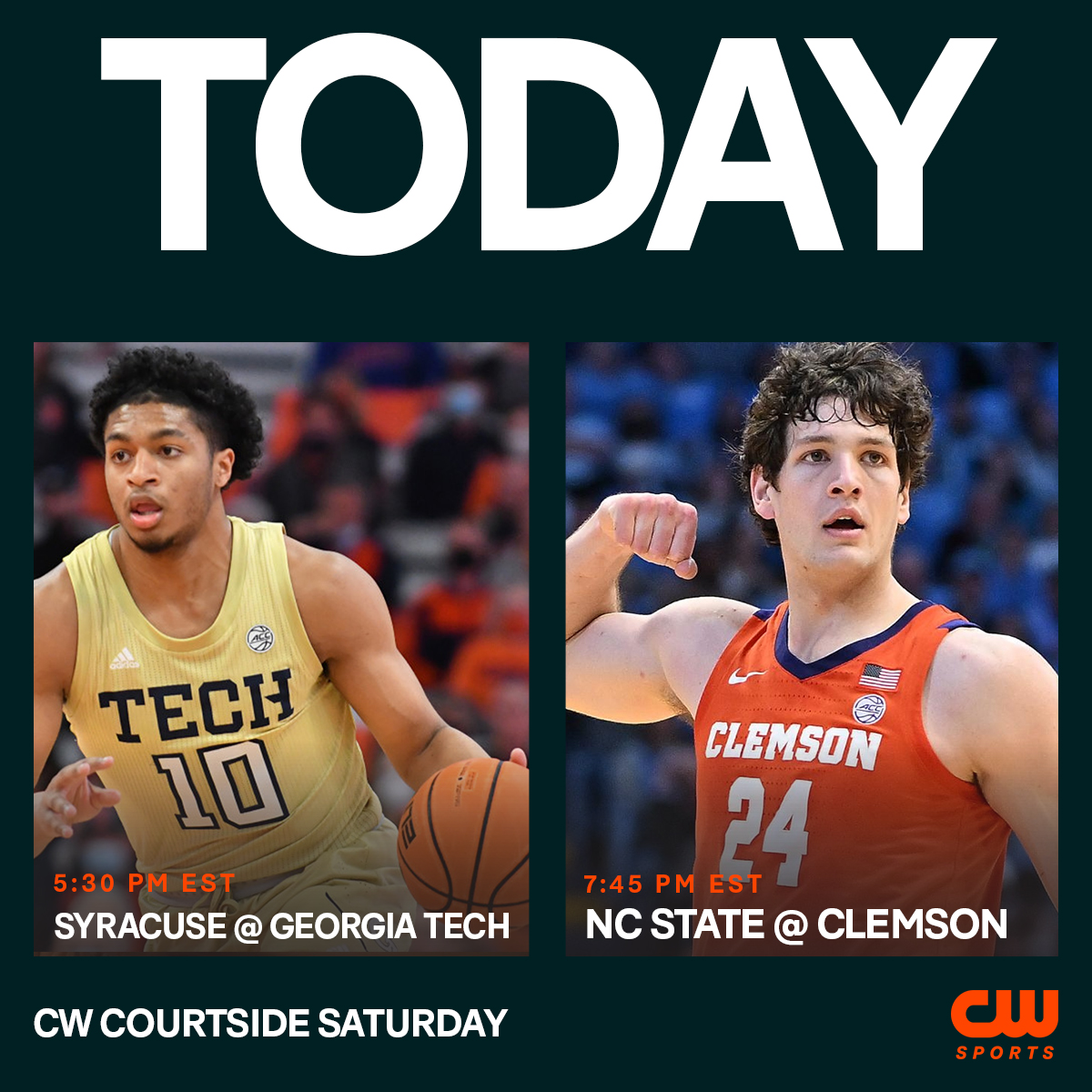 The CW Sports tweet media