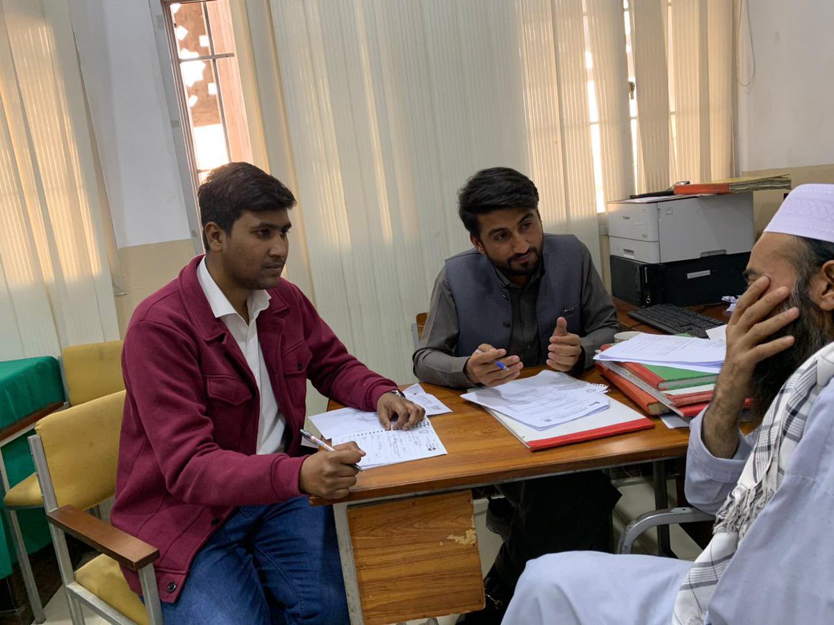 Exciting progress update: our Work Package-2 in-depth interviews are in full swing at Peshawar study sites. 
Our dedicated field team is engaged in interviews with TB patients during the 3rd-month follow-up. #ResearchMilestones