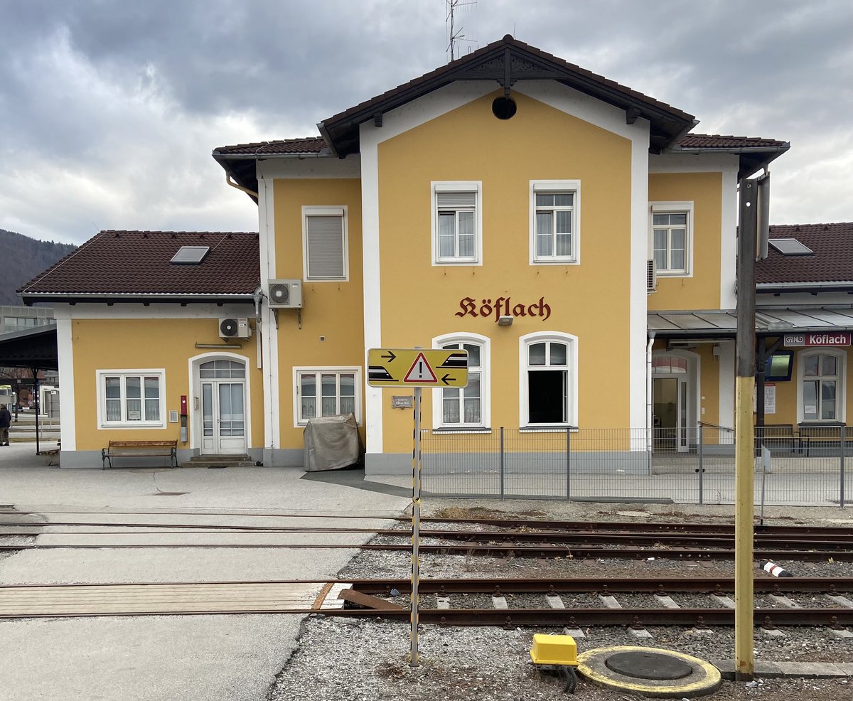 #Bahnzeit in Köflach. Die Bereisung aller mit dem #Klimaticket befahrbaren Eisenbahnstrecken in 🇦🇹 wäre somit für heuer abgeschlossen.