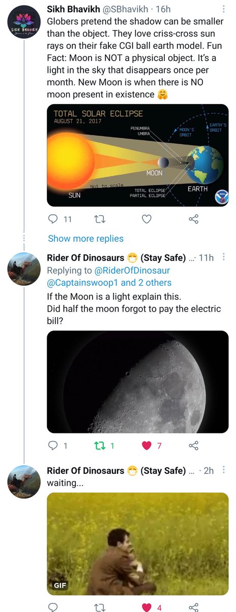 WordWild12's tweet photo. Most of the time, arguing with a Flat-Earther is like arguing with a Karen.

#FlatEarth-er/Karen is too bigoted and too egotistical to accept the truth.

It's sad, but you can't do anything about it.

Flat-Earthers drink the Kool-Aid and want to remain in Jonestown.
It's a #cult. https://t.co/u0cqjrX1mf